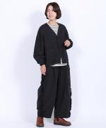 リユールリネン2　V衿カーデ