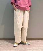コットンツイル　バイオ加工　ペインターパンツ