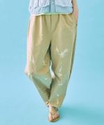 コットンツイル バイオ加工 ペイントパンツ
