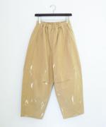 コットンツイル バイオ加工 ペイントパンツ