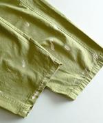 コットンツイル バイオ加工 ペイントパンツ