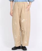 コットンツイル バイオ加工 ペイントパンツ