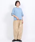 コットンツイル バイオ加工 ペイントパンツ