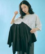 ハンドステッチ刺繍ブラウスT