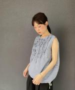 ドラムワッシャーブロード フリルノースリーブ
