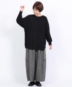 TOP糸Wフェイス　ロングプルオーバー