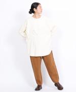 TOP糸Wフェイス　ロングプルオーバー