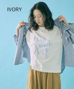USE天竺 プリントT　プリントTシャツ(Run Skip Walk)