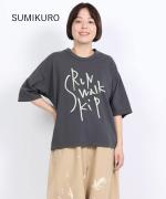 USE天竺 プリントT　プリントTシャツ(Run Skip Walk)