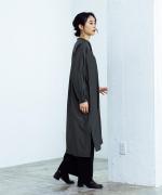 Cu/Cカルゼ シャツワンピース