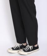 Linenライクツイル テーパードパンツ