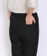 Linenライクツイル テーパードパンツ