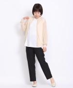 Linenライクツイル テーパードパンツ