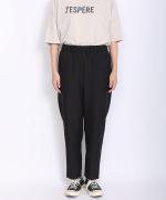 Linenライクツイル テーパードパンツ