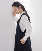 60sコーマコットン　ピンタックブラウス