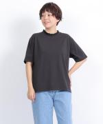 ドライコットン天竺 フリル衿5分袖T
