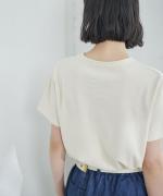 ドライコットン天竺 ロゴ入りスタンダードT