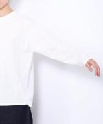 トロワ天竺 プレーンロンT　ロゴ