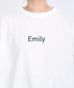 トロワ天竺　フレンチワイドロゴT(Emily)