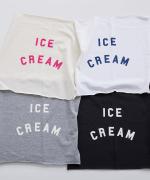 ドライコットン天竺 プリントT(ICE CREAM)