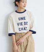 あらびき天竺　フットボールロゴT(UNE VIE DE CHAT)