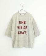 あらびき天竺　フットボールロゴT(UNE VIE DE CHAT)
