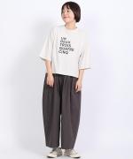 デイリープリントT トロワ天竺　ロゴT(UNE DEUX・・・)