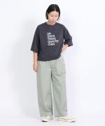 デイリープリントT トロワ天竺　ロゴT(UNE DEUX・・・)