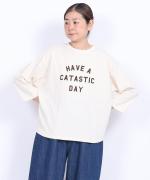 ドライコットン天竺　フットボールロゴT