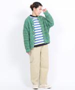 mixブークレ　カーディガン
