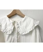 FRILLY COLLAR BLOUSE