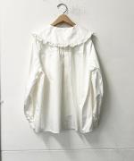 FRILLY COLLAR BLOUSE