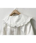 FRILLY COLLAR BLOUSE