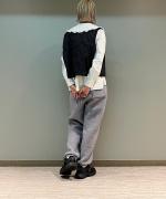 FRILLY COLLAR BLOUSE