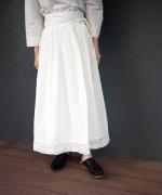 HEM LACE OVERWRAPED SKIRT