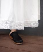 HEM LACE OVERWRAPED SKIRT