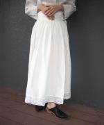 HEM LACE OVERWRAPED SKIRT