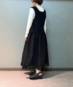 HEM LACE OVERWRAPED SKIRT