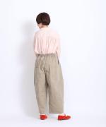 太番手ステッチコットンリネンボイル　シャツ