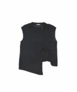 クリンクルリネンガーゼ　アシメントリージレ