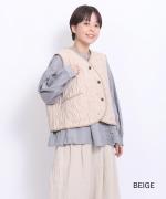 キルトジャガード　ベスト