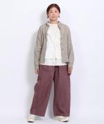 太番手ステッチコットンリネンボイル　シャツ