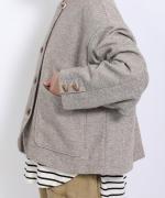 リサイクルウールシルクツイード　ジャケット