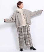リサイクルウールシルクツイード　ジャケット