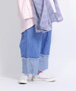 10ozコットンリネンデニム　パンツ