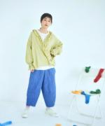 ヘリンボンギンガムチェック　2wayブラウス
