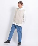 マルチストライプジャガード　2wayベスト