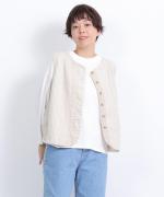 マルチストライプジャガード　2wayベスト