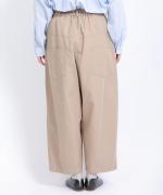 コットンリネンツイル　ワイドパンツ