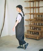 コットンリネンツイル　サロペット